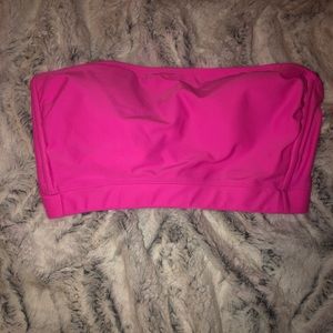 Hot Pink Bikini Bandeau Top